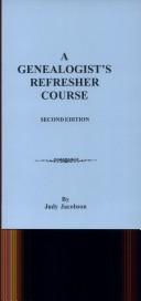 Cover of: A genealogist's refresher course