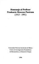 Modernización y desarrollo regional en Chiapas by César Eduardo Ordóñez Morales