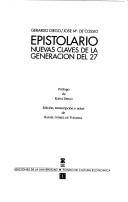 Cover of: Epistolario by Gerardo Diego