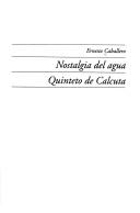 Cover of Nostalgia del agua