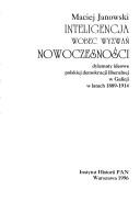 Cover of: Inteligencja wobec wyzwań nowoczesności by Maciej Janowski