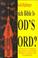 Cover of: Which Bible is God's word?