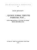 Cover of: --Quoius forma virtutei parisuma fuit-- by Mauro Menichetti