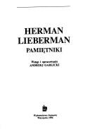 Pamiętniki by Lieberman, Herman