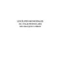 Cover of: Les élites municipales de l'Italie péninsulaire, des Gracques à Néron: actes de la table ronde de Clermont-Ferrand (28-30 novembre 1991)