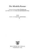 Cover of: Die "Mirabilia Romae": Untersuchungen zu ihrer Überlieferung mit Edition der deutschen und niederländischen Texte