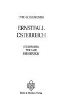 Cover of: Ernstfall Österreich by Otto Schulmeister