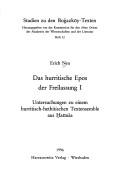 Cover of: Das hurritische Epos der Freilassung
