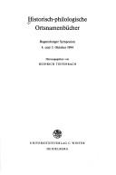 Cover of: Historisch-philologische Ortsnamenbücher: Regensburger Symposion 4. und 5. Oktober 1994