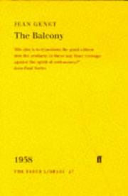 Cover of: The Balcony (Faber Library) by Jean Genet