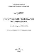 Indonesisch-Nederlands woordenboek by A. Teeuw