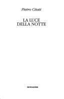 Cover of: La luce della notte