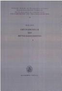 Cover of: Ortsnamenbuch des Mittelelbegebietes