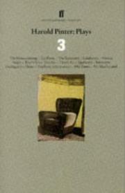 Cover of: Plays three by Harold Pinter