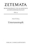 Cover of: Untertanentopik by Meinolf Vielberg