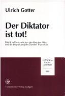 Cover of: Der Diktator ist tot! by Ulrich Gotter