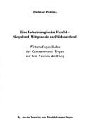 Cover of: Eine Industrieregion im Wandel-- Siegerland, Wittgenstein und Südsauerland by Dietmar Petzina