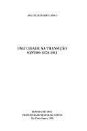 Cover of: Uma cidade na transição: Santos : 1870-1913