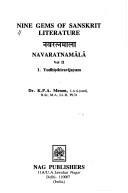Cover of: Nine gems of Sanskrit literature =: Navaratnamālā
