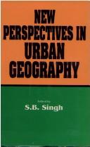 Cover of: New perspectives in urban geography