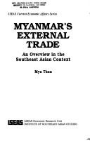 Cover of: Myanmar's external trade by Mya Than.