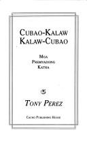Cover of: Cubao-Kalaw, Kalaw-Cubao: mga premyadong katha