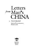 Letters from Mao's China by Marshall, David