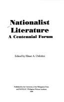 Cover of: Nationalist literature: a centennial forum