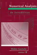 Cover of: Numerical analysis: an introduction