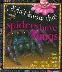 Cover of: Spiders have fangs