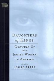 Cover of: Daughters of Kings: Growing Up As a Jewish Woman in America