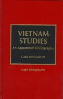 Cover of: Vietnam studies: an annotated bibliography