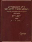 Cover of: Contract and related obligation by Robert S. Summers, Robert A. Hillman, Robert S. Summers