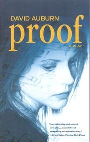 Cover of: Proof by David Auburn
