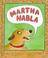 Cover of: Martha habla
