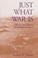 Cover of: Just what war is