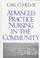 Cover of: Advanced practice nursing in the community
