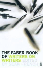 Cover of: The Faber book of writers on writers