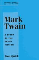 Cover of: Mark Twain: a study of the short fiction