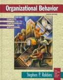 Cover of: Organizational behavior by Stephen P. Robbins