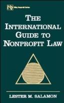 Cover of: The international guide to nonprofit law