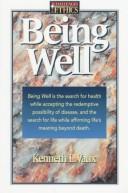 Cover of: Being well