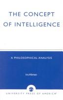 The concept of intelligence by Ira Altman