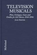 Cover of: Television musicals by Baxter, Joan