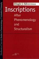Cover of: Inscriptions: after phenomenology and structuralism
