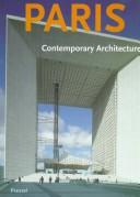 Cover of: Paris, contemporary architecture