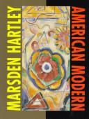 Cover of: Marsden Hartley by Patricia McDonnell