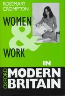 Cover of: Women and work in modern Britain