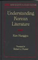 Cover of: Understanding Korean literature