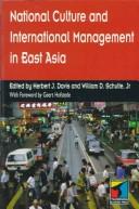 Cover of: National culture and international management in East Asia